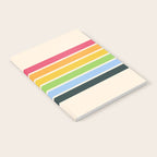 Tarama - Classic 70s Style Retro Stripes Notebook Gallery Image 2