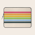Tarama - Classic 70s Style Retro Stripes Laptop Sleeve Gallery Image 1