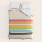 Tarama - Classic 70s Style Retro Stripes Duvet Cover Gallery Image 6