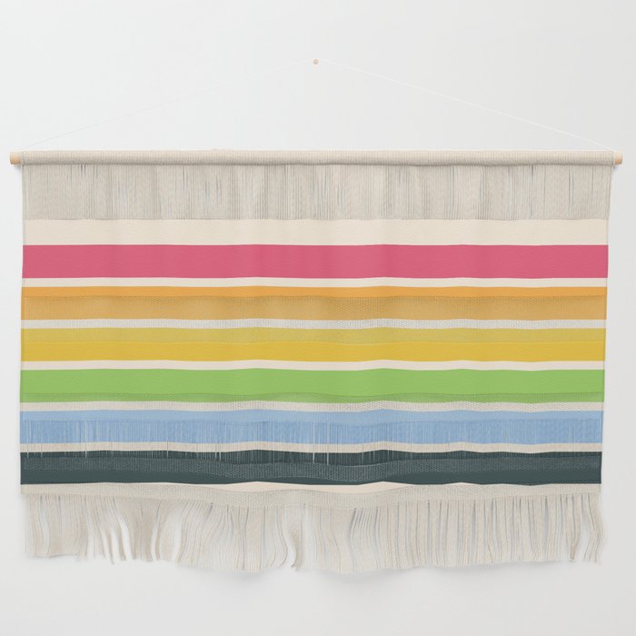 Tarama - Classic 70s Style Retro Stripes Wall Hanging Gallery Image 1