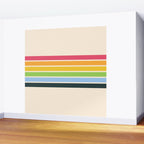 Tarama - Classic 70s Style Retro Stripes Wall Mural Gallery Image 2