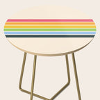 Tarama - Classic 70s Style Retro Stripes Side Table Gallery Image 2