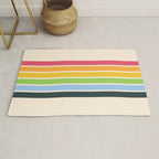 Tarama - Classic 70s Style Retro Stripes Rug Gallery Image 1
