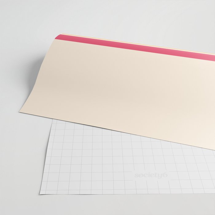 Tarama - Classic 70s Style Retro Stripes Wrapping Paper Gallery Image 2