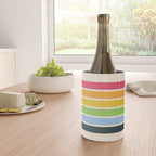 Tarama - Classic 70s Style Retro Stripes Wine Chiller Gallery Image 4