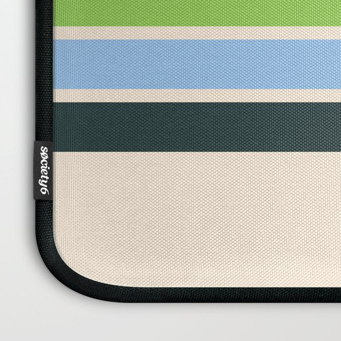 Tarama - Classic 70s Style Retro Stripes Laptop Sleeve Gallery Image 3