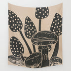 Abstract Mushrooms 6 Wall Tapestry Gallery Image 4
