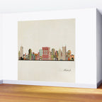 nashville tennessee skyline Wall Mural Gallery Image 2