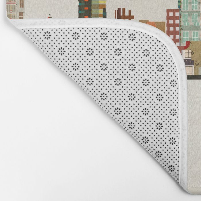 nashville tennessee skyline Bath Mat Gallery Image 2