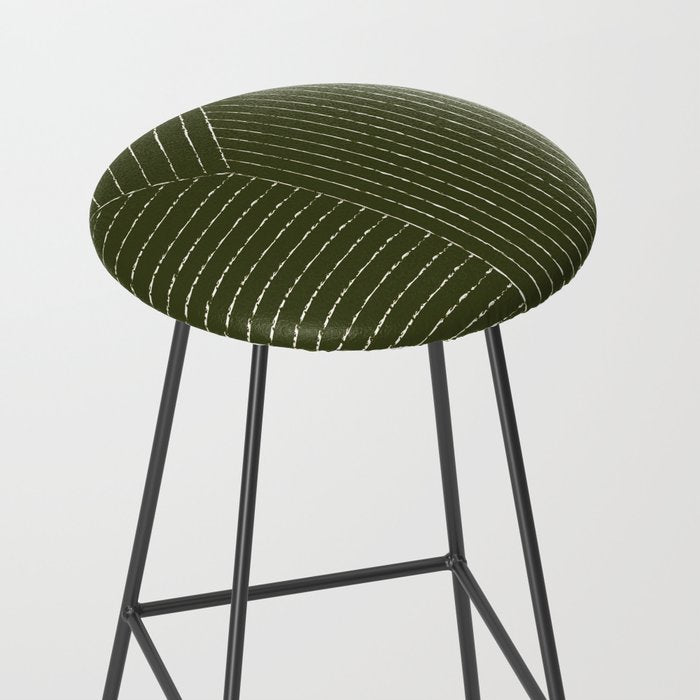 Lines (Olive Green) Stool Gallery Image 2
