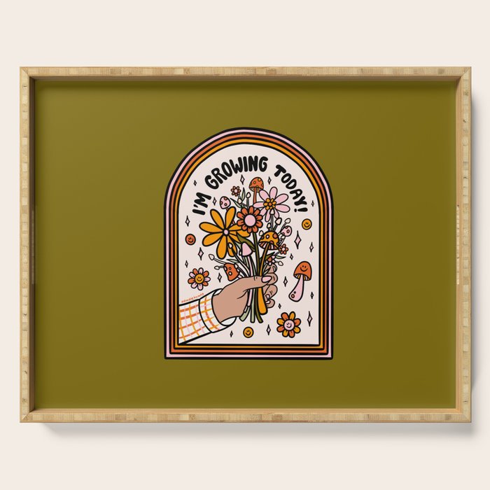 I'm Growing Today Serving Tray Gallery Image 1