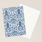 Coastal Chinoiserie II Stationery Card Gallery Image 2