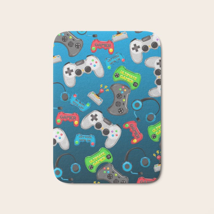 Video Games Bath Mat Gallery Image 1