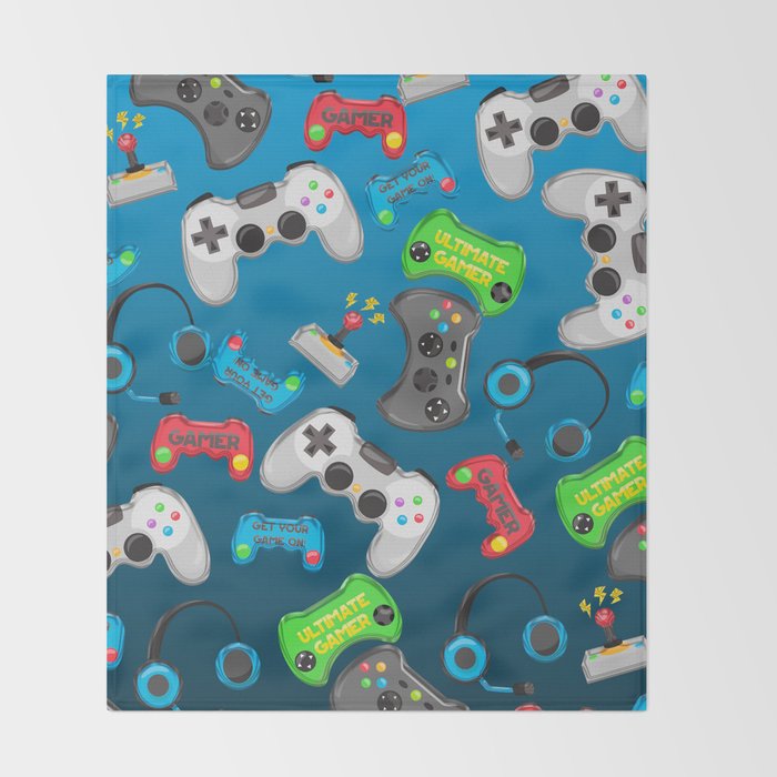 Video Games Throw Blanket Gallery Image 2