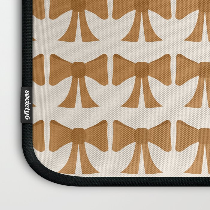Vintage Bows VI Orange Laptop Sleeve Gallery Image 3