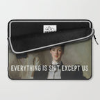 Everything Is Shit Except Us - Funny Love Quote Laptop Sleeve Gallery Image 2