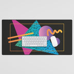 Memphis Pattern 24 - 80s / 90s Retro Desk Mat Gallery Image 1