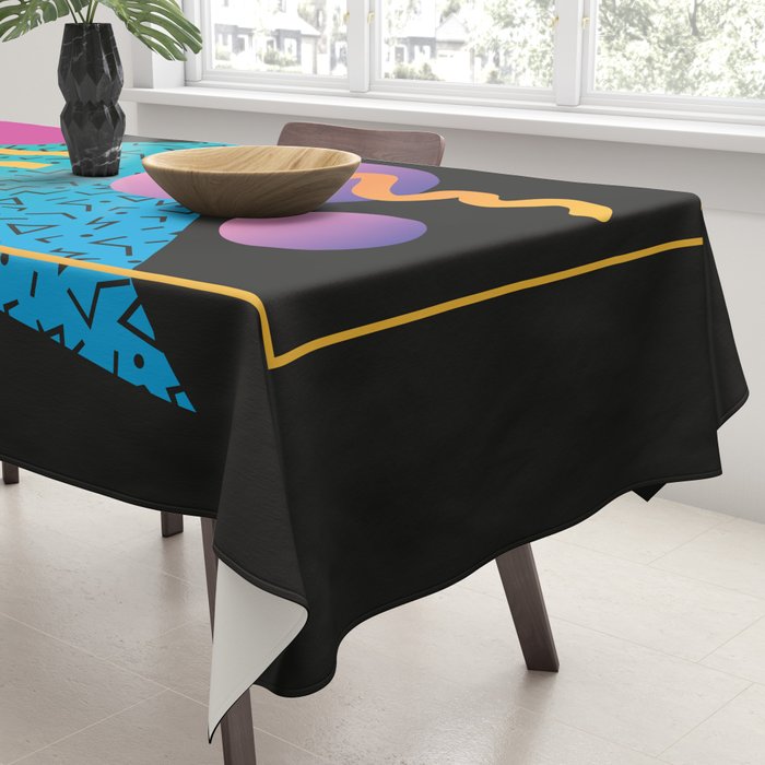 Memphis Pattern 24 - 80s / 90s Retro Tablecloth Gallery Image 3
