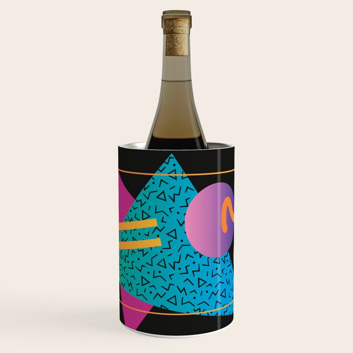 Memphis Pattern 24 - 80s / 90s Retro Wine Chiller Gallery Image 1