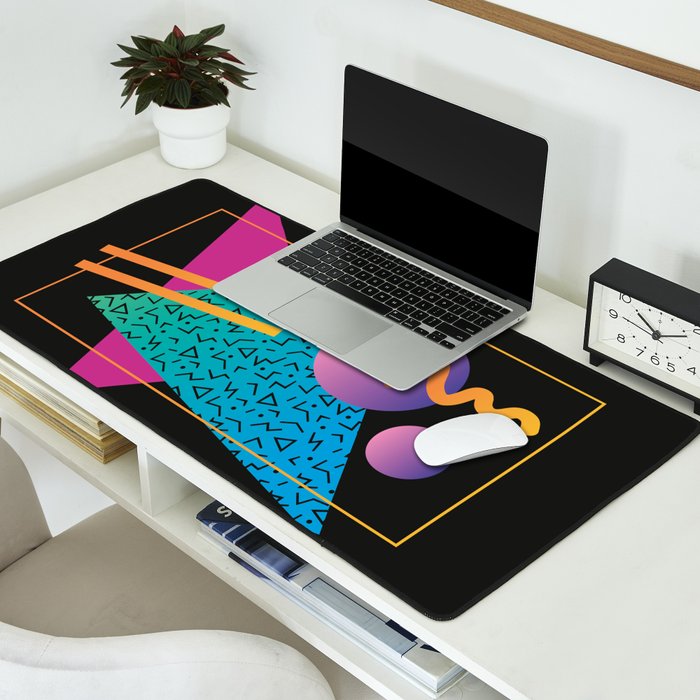 Memphis Pattern 24 - 80s / 90s Retro Desk Mat Gallery Image 2