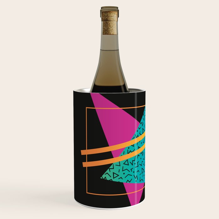 Memphis Pattern 24 - 80s / 90s Retro Wine Chiller Gallery Image 2