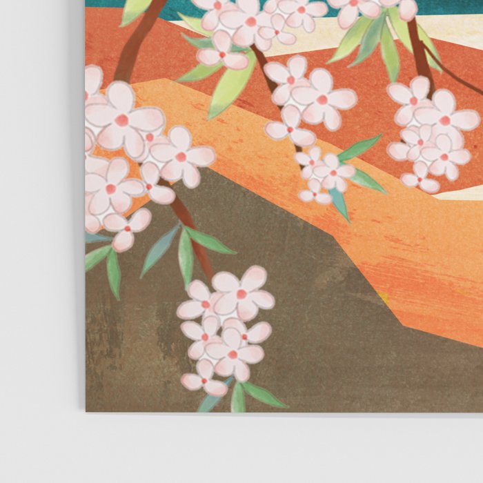Warm spring sunshine beneath the ridge  Poster Gallery Image 3