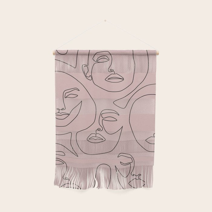 Blush Faces Wall Hanging Gallery Image 1