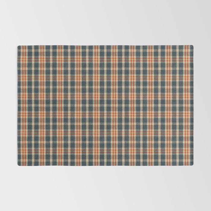 North Country Plaid - classic blue and red Rug Gallery Image 2