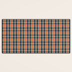 North Country Plaid - classic blue and red Desk Mat Gallery Image 3