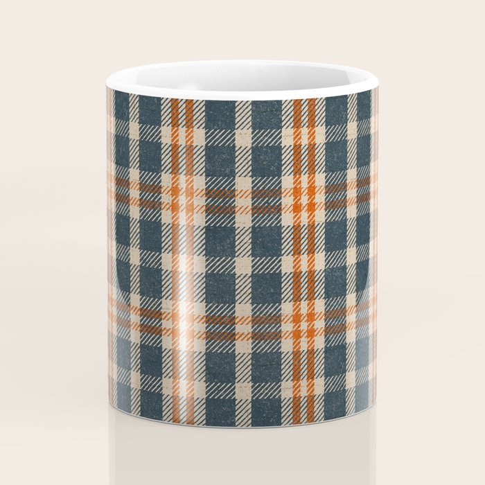 North Country Plaid - classic blue and red Coffee Mug Gallery Image 4