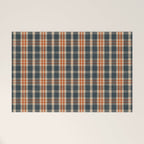 North Country Plaid - classic blue and red Welcome Mat Gallery Image 1