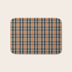 North Country Plaid - classic blue and red Bath Mat Gallery Image 1