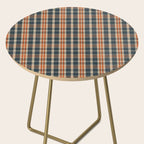 North Country Plaid - classic blue and red Side Table Gallery Image 2