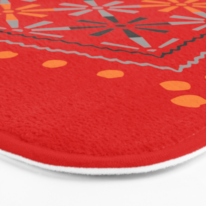 Nativo Red Bath Mat Gallery Image 3
