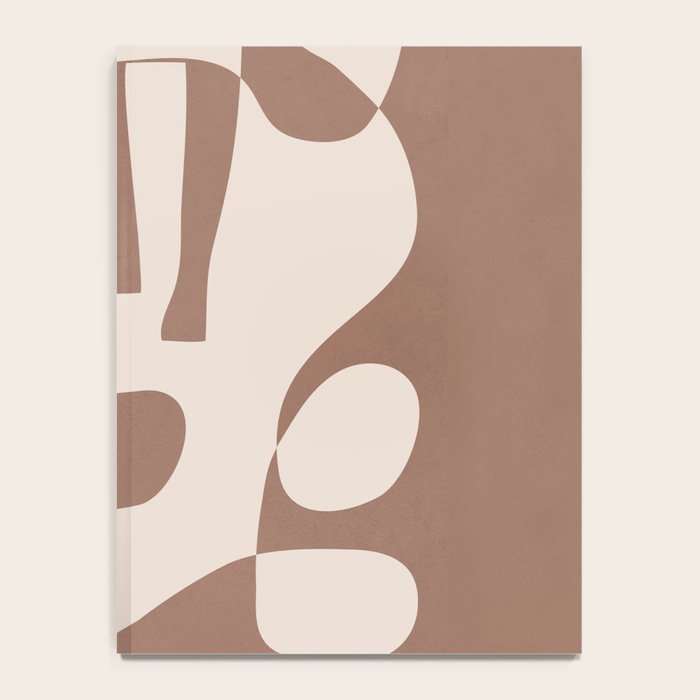Mocha Modern Abstract 3 Notebook Gallery Image 4