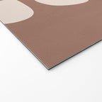 Mocha Modern Abstract 3 Welcome Mat Gallery Image 2
