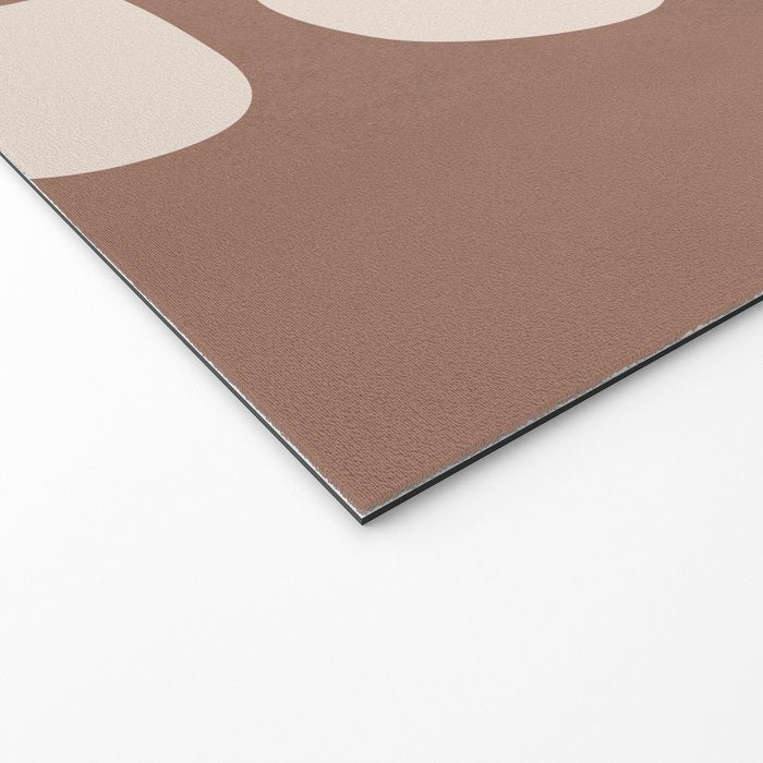 Mocha Modern Abstract 3 Welcome Mat Gallery Image 2