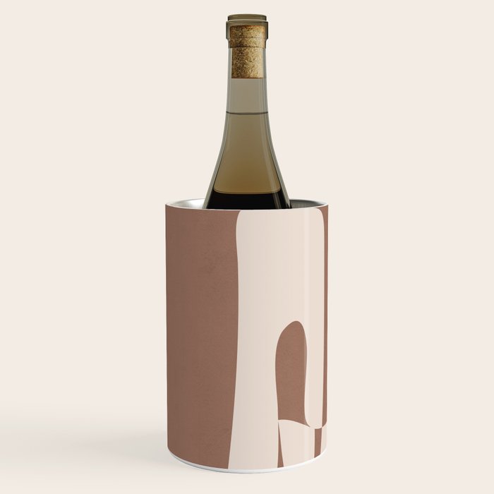 Mocha Modern Abstract 3 Wine Chiller Gallery Image 2