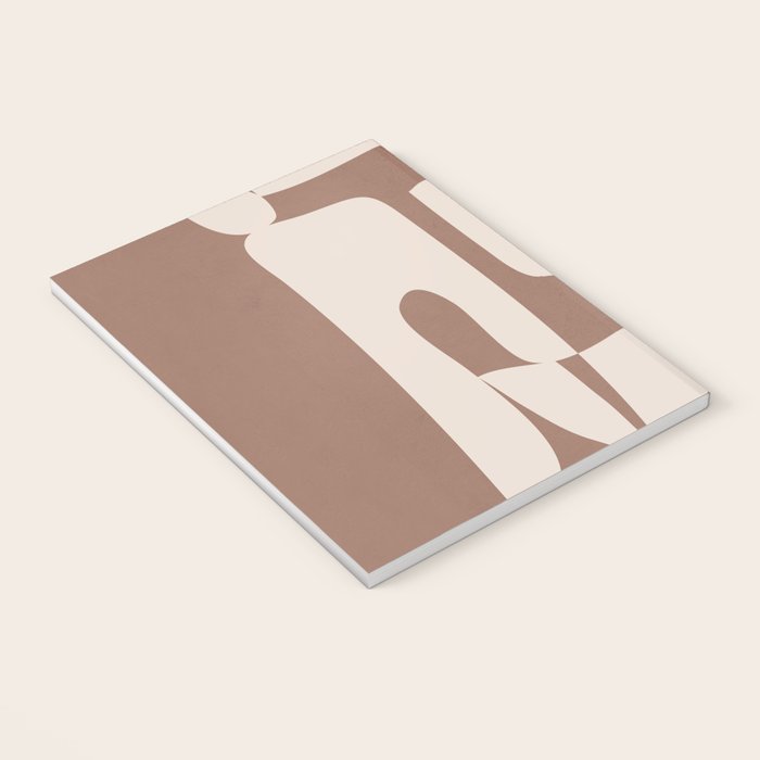Mocha Modern Abstract 3 Notebook Gallery Image 3