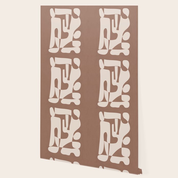 Mocha Modern Abstract 3 Wallpaper Gallery Image 2