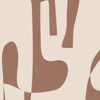 Mocha Modern Abstract 3 Coffee Mug Gallery Image 2