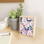 Modern Dark Vibrant Flowery D Mini Art Print Gallery Image 2
