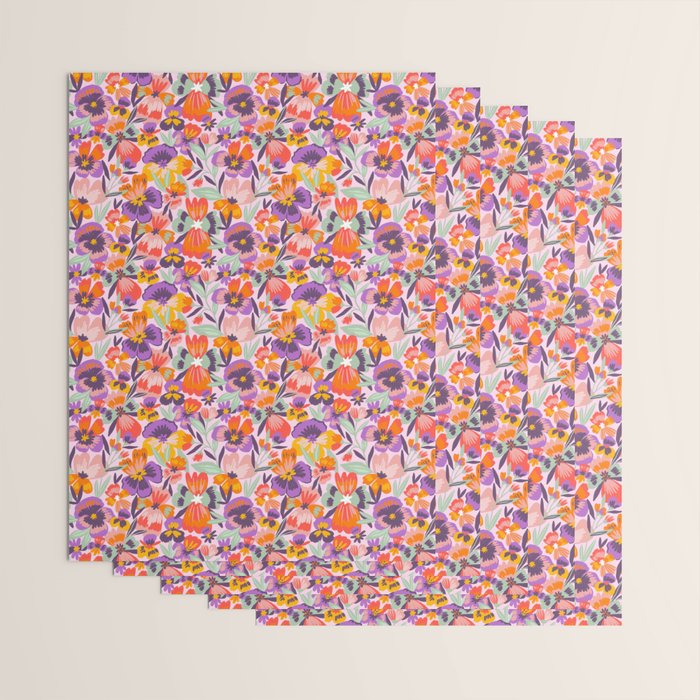Pansies Wrapping Paper Gallery Image 3