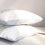 Botanical Line Art 1, Neutral Sage Green Minimalist Modern Art by Synplus Pillow Sham Gallery Image 3