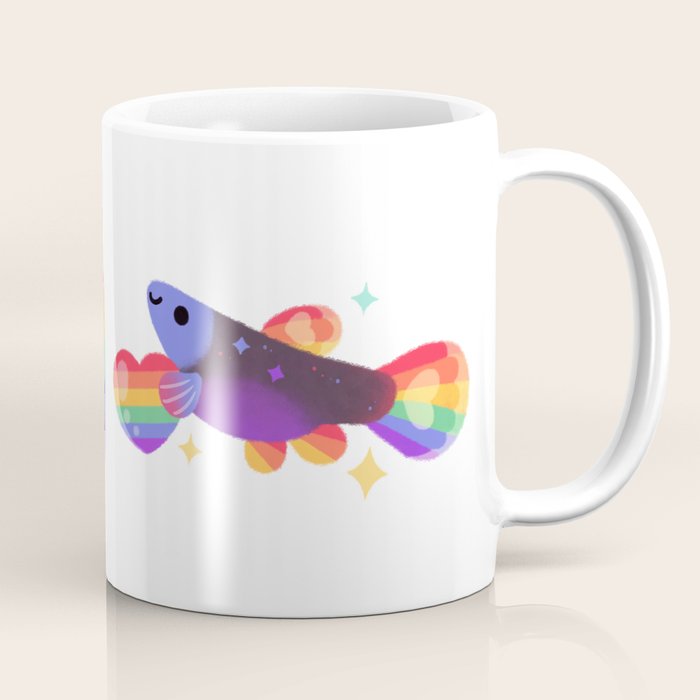 Rainbow guppy 7 Coffee Mug Gallery Image 1