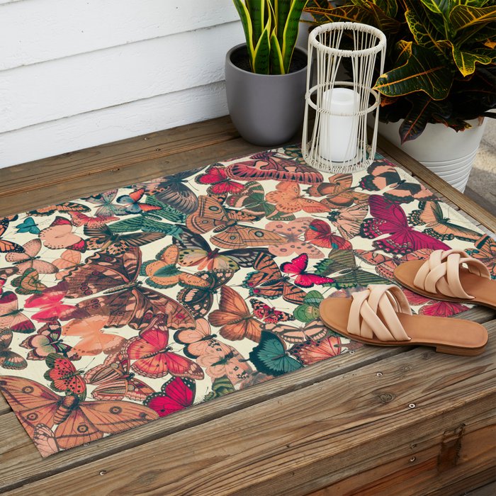 Butterfly Box Outdoor Rug Gallery Image 2