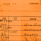 Library Card 23322 Orange Coffee Mug Gallery Image 2