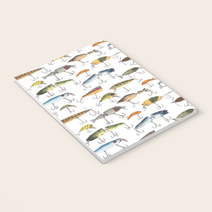 Vintage Fishing Lures Notebook Gallery Image 3