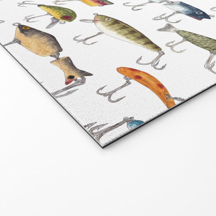 Vintage Fishing Lures Welcome Mat Gallery Image 2