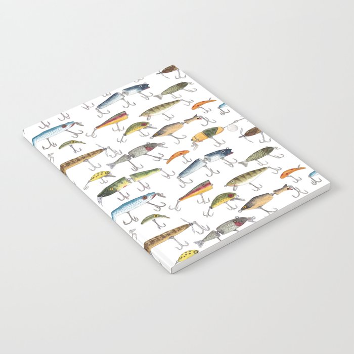 Vintage Fishing Lures Notebook Gallery Image 2